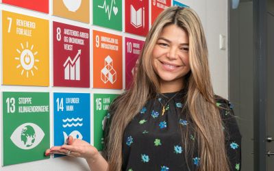 Elizabeth Rojas foran Bærekraftmålene